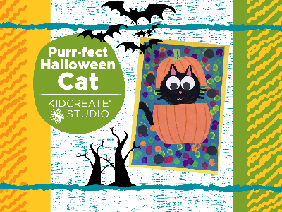 Kidcreate Studio - Fayetteville. Purr-fect Halloween Cat Workshop (18 Months-6 Years)