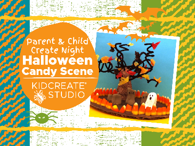 Kidcreate Studio - Broomfield. Parent & Child Create Night- Halloween Candy Scene (5-12 years)