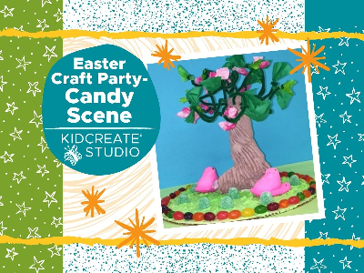 Kidcreate Studio - Eden Prairie. Easter Craft Party - Candy Scene Workshop (4-9 Years)