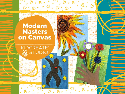 Kidcreate Studio - Mansfield. Masters on Canvas Homeschool Weekly Class (5-12 Years)