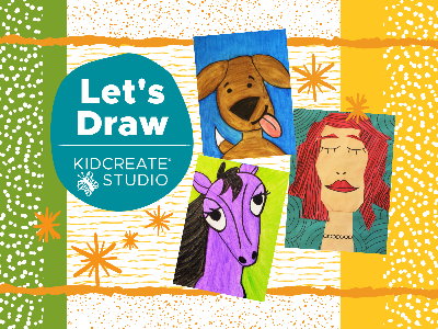 Kidcreate Studio - Mansfield. Let's Draw After School Weekly Class (5-12 Years)