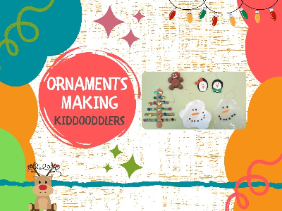 Parent & Child- Ornament Making Workshop (18M-5Y)